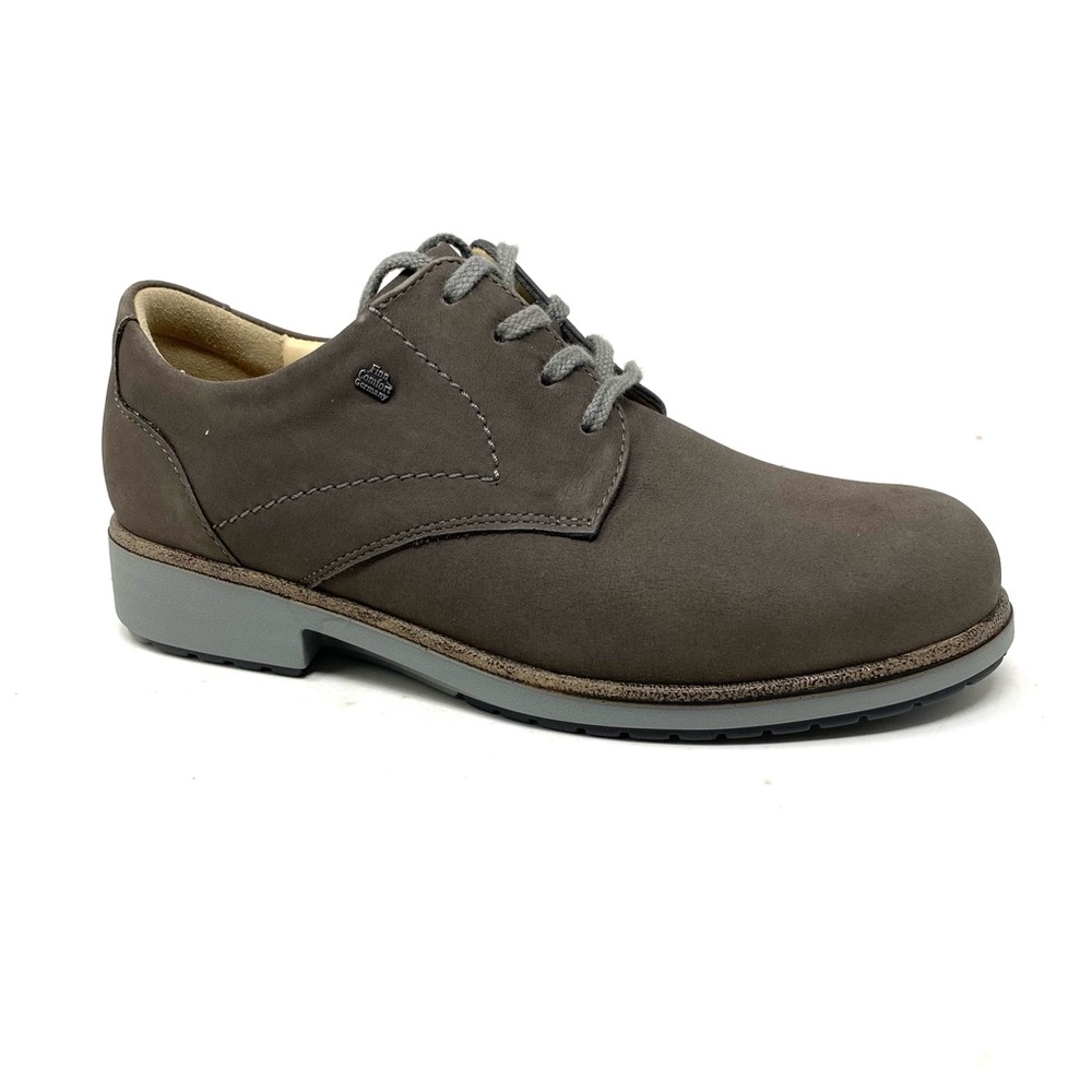 Finn Comfort Elmhurst Women’s Oxford Carbon Lace Up Leather Shoes NIB